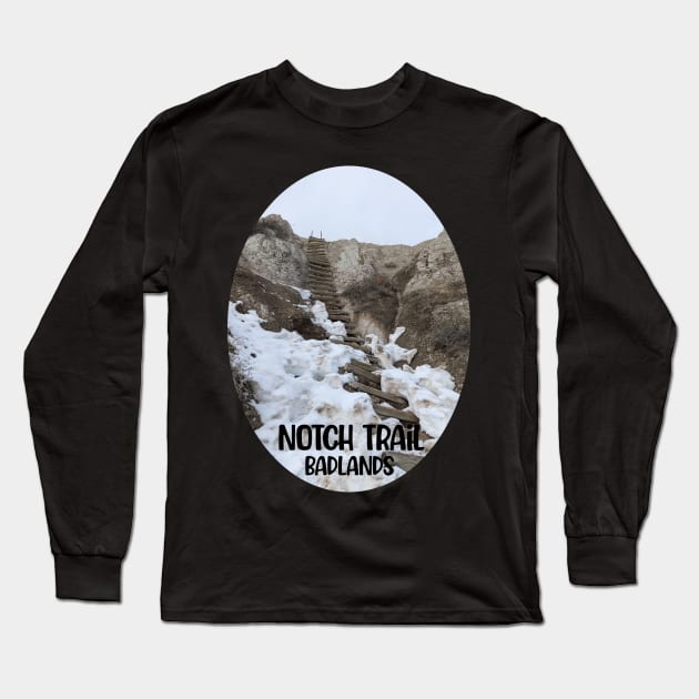 Notch Trail Badlands Long Sleeve T-Shirt by Lil-Bit-Batty